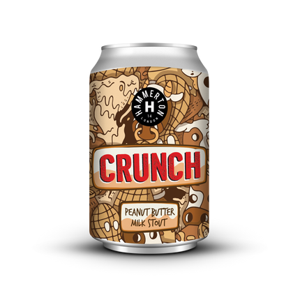 Crunch Peanut Butter Stout 5.3% (24 x 330ml)
